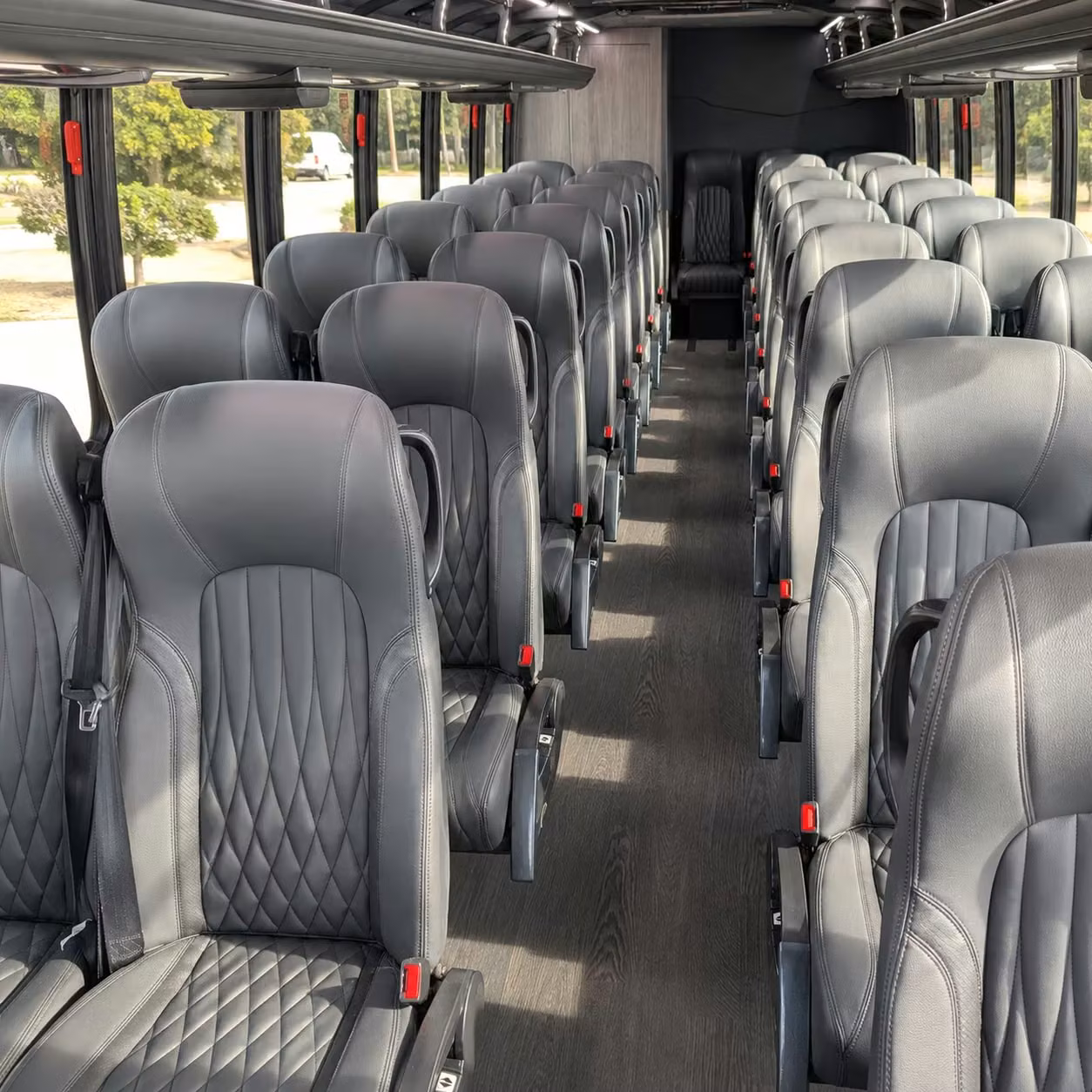25 passenger minibus interior