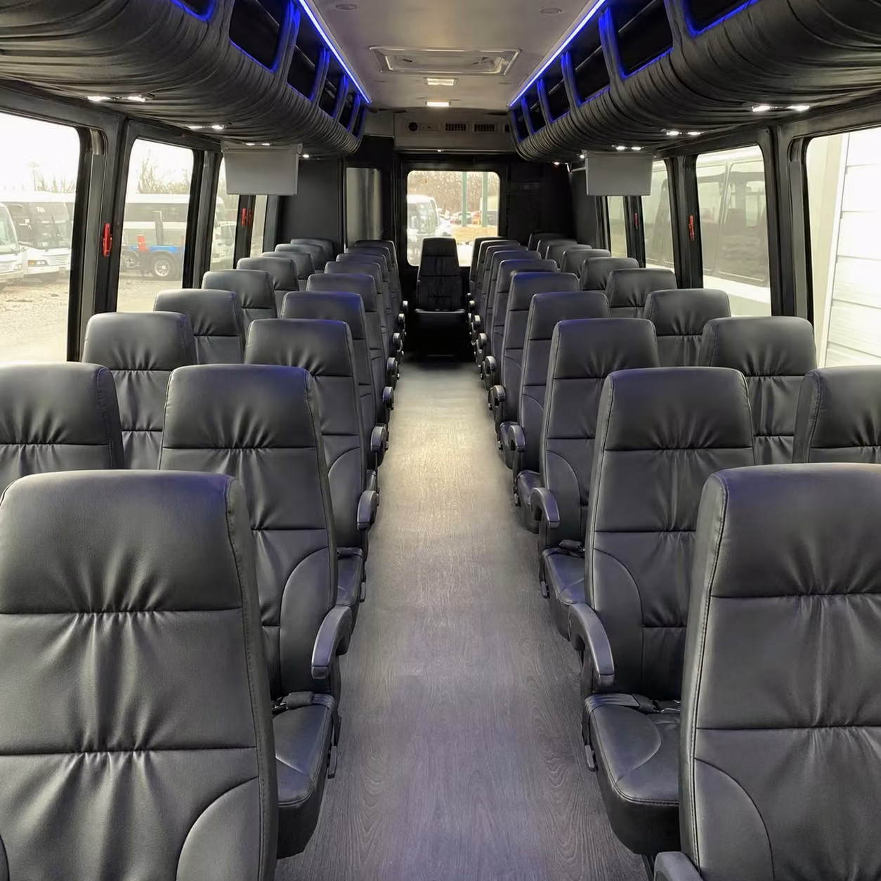 35 passenger minibus inside