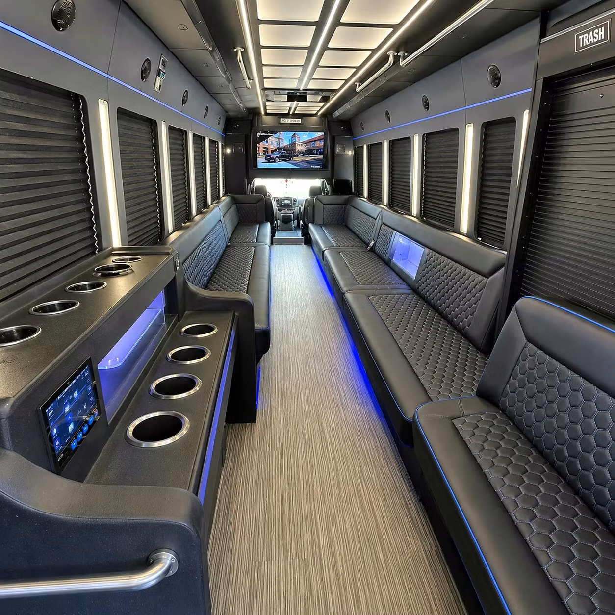 party bus interior