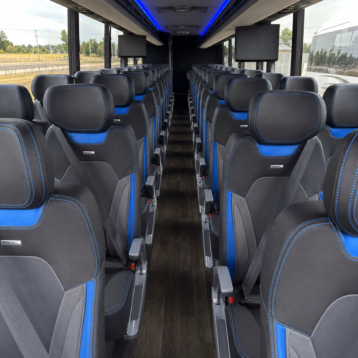 sparks charter bus inside